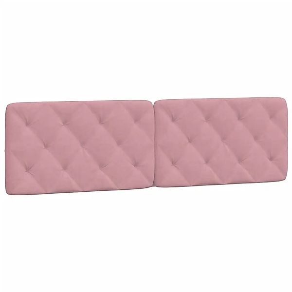 vidaXL Kopfteil-Kissen Rosa 180 cm Samt 374744 günstig online kaufen