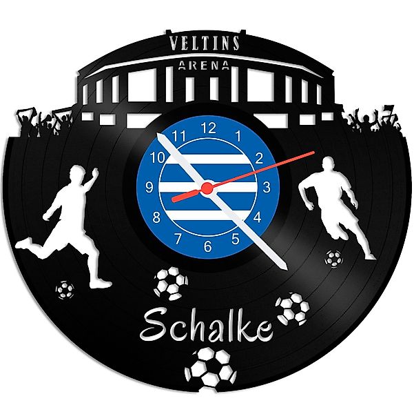 GRAVURZEILE Wanduhr Schallplattenuhr Schalke - 100% günstig online kaufen