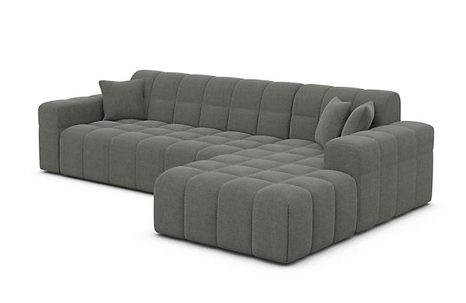 Sofa Dreams Ecksofa Ibiza L Form kurz Stoff, Ottomane - Ausrichtung wählbar günstig online kaufen