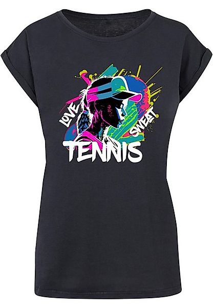 Merchcode T-Shirt Merchcode Damen Ladies Tennis Love, Sweat - T-Shirt (1-tl günstig online kaufen