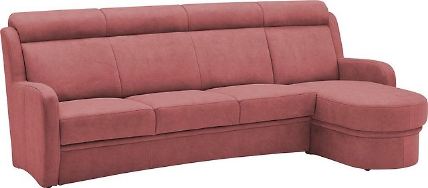 VILLA BECK Ecksofa Varese L-Form, 2 Teile, Kopfteilverstellung, wahlweise m günstig online kaufen