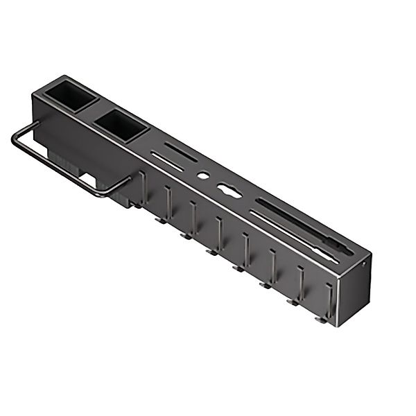 MODFU Küchenorganizer-Set Wand Küchenregal Küchenutensilien Hakenleiste günstig online kaufen