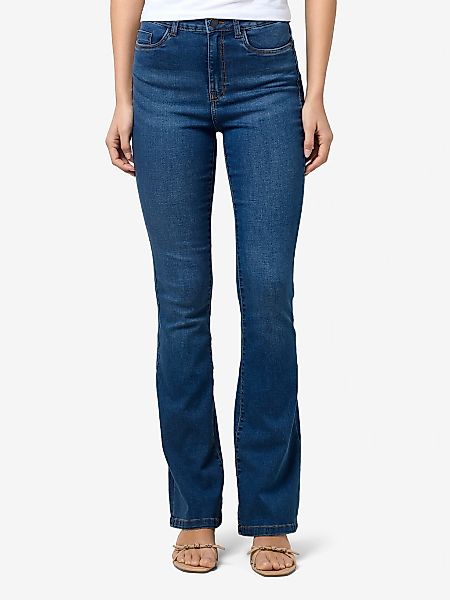 Noisy may High-waist-Jeans "NMSALLIE HW FLARE JEAN VI021MB FWD NOOS" günstig online kaufen