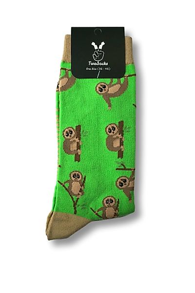 TwoSocks Freizeitsocken Faultier Socken lustige Socken günstig online kaufen