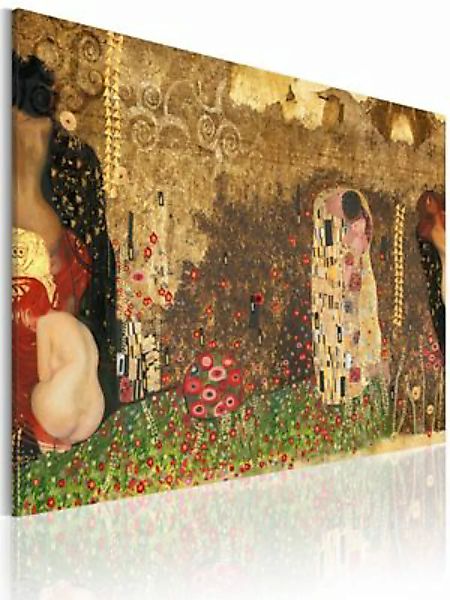 artgeist Wandbild Gustav Klimt - Inspiration mehrfarbig Gr. 60 x 40 günstig online kaufen