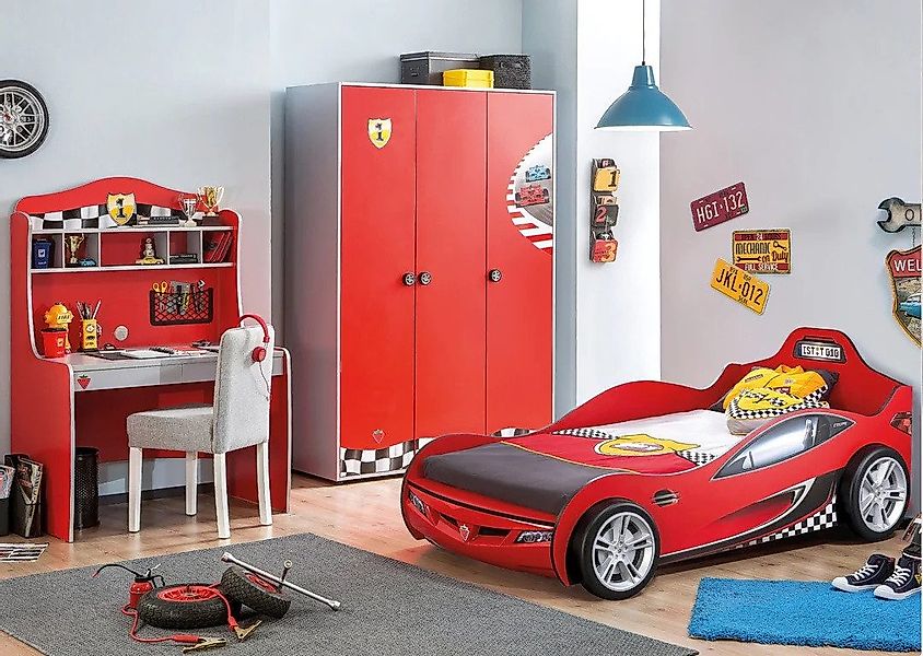 Möbel-Zeit Jugendzimmer-Set RACECUP Kinderzimmer, 3-tlg. Schrank günstig online kaufen