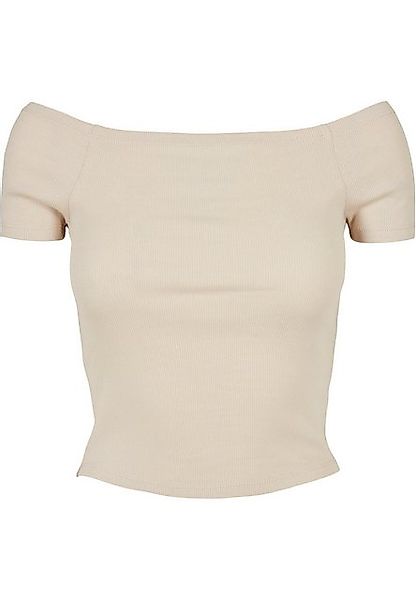 URBAN CLASSICS T-Shirt Urban Classics Damen Ladies Off Shoulder Rib Tee (1- günstig online kaufen