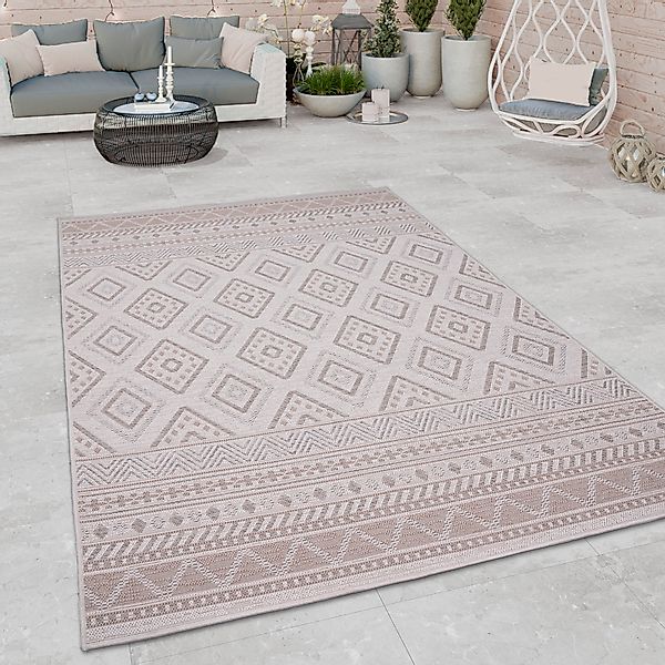 Paco Home Teppich »Vermont 184«, rechteckig, 4 mm Höhe, Flachgewebe, modern günstig online kaufen