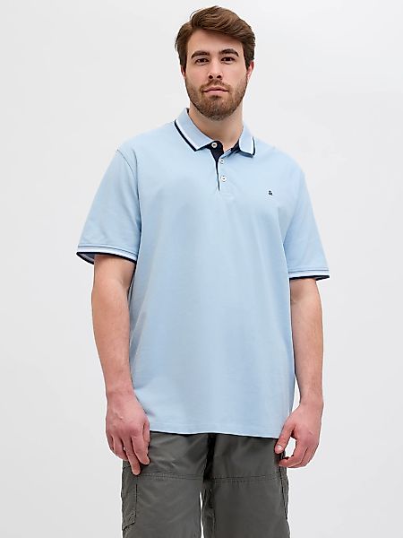 Jack & Jones PlusSize Poloshirt "JJEPAULOS POLO SS NOOS PLS" mit Logo Stick günstig online kaufen