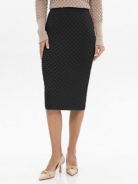 Passioni Strickrock aus strukturiertem Strick günstig online kaufen