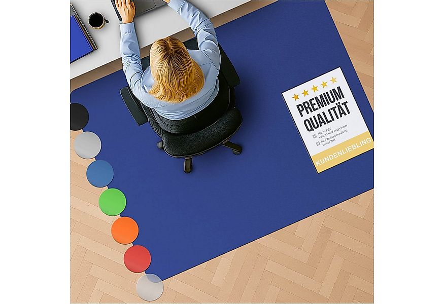 Nova Forma Bodenschutzmatte CHROMA, bunte Stuhlmatte in Trendfarben - Boden günstig online kaufen