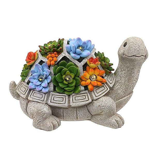 HUSK'SWARE LED Solarleuchte Solarbetriebene Schildkröte Gartenfigur günstig online kaufen