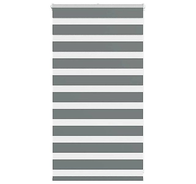 Rollo Doppelrollo Dunkelgrau 70x100 cm Stoffbreite 65,9 cm Polyester, vidaX günstig online kaufen