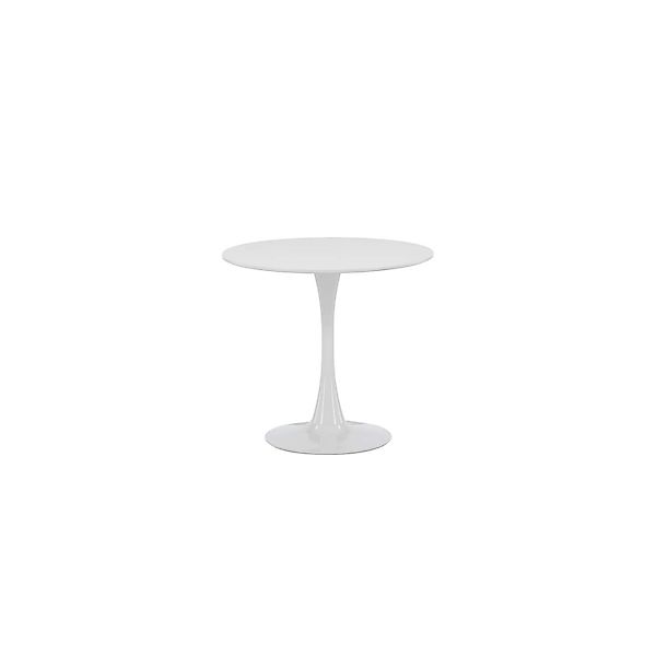 ebuy24 Hamden Esstisch Ø80cm Weiß günstig online kaufen