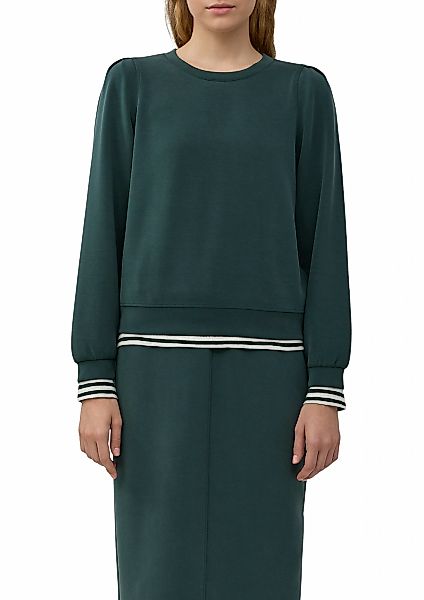 s.Oliver Sweatshirt, mit Bündchen günstig online kaufen