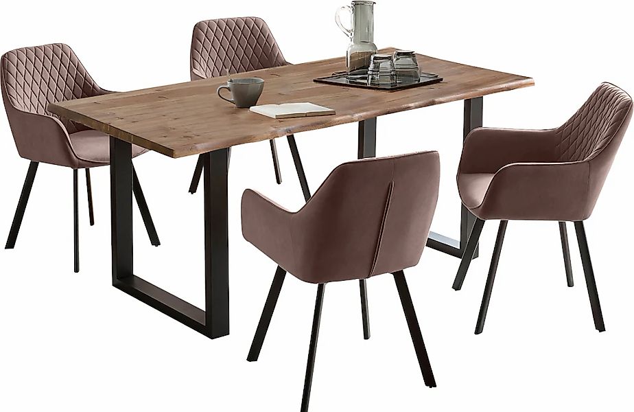 SalesFever Essgruppe, (Set, 5 tlg.), Tischplatte behandelt mit OSMO Hartwac günstig online kaufen