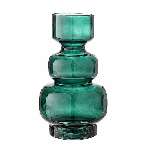 Bloomingville Dekovase Johnson Grün Glas 14,5 günstig online kaufen