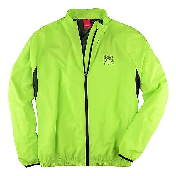 north 56 4 Outdoorjacke North Latitude Übergröße leicht neongrün Windjacke günstig online kaufen