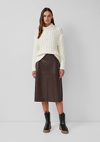 s.Oliver Midirock Rock Midi-Rock aus Kunstleder günstig online kaufen