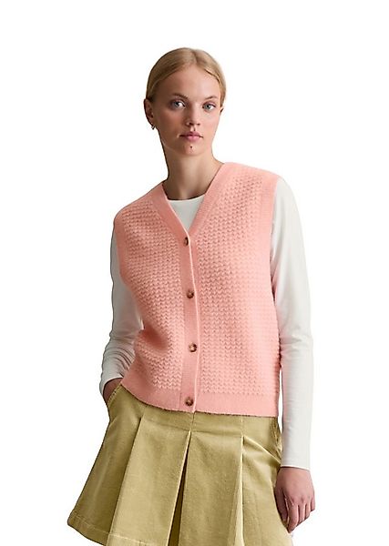 Marc O'Polo DENIM Pullunder mit Knöpfen, regular fit, aus Wolle-Mix, modern günstig online kaufen