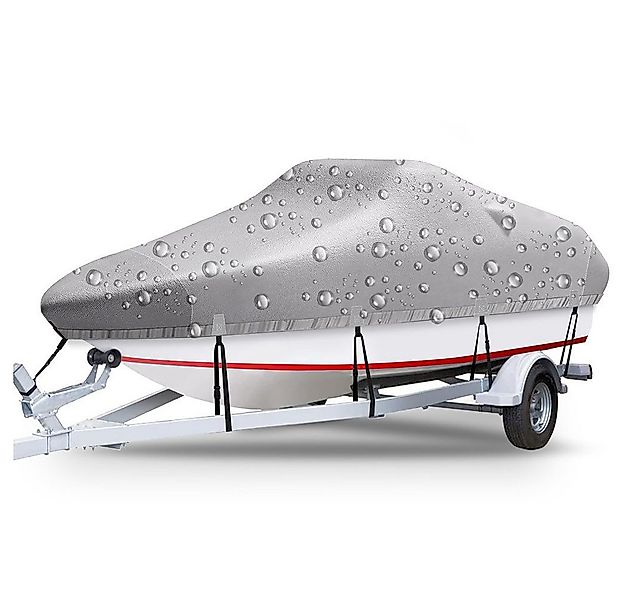 GarveeMore Schutzplane Bootsabdeckung, Heavy Duty 420D Silber beschichtetes günstig online kaufen
