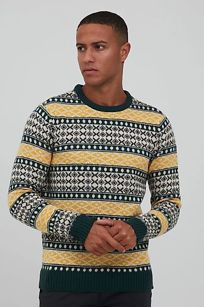 Blend Norwegerpullover "BHTjorben", Stilvoller Norweger-Pullover mit Rundha günstig online kaufen