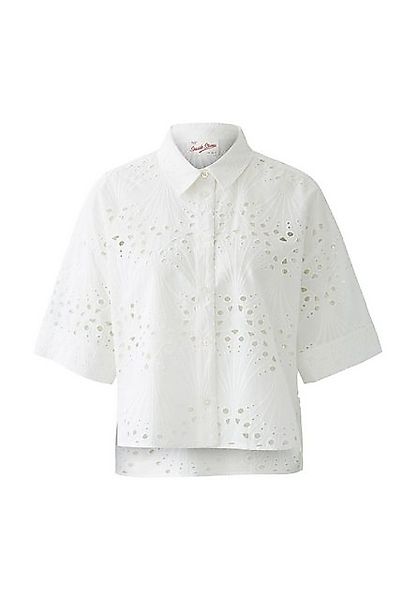 Oui Kurzarmbluse Bluse reine Baumwolle günstig online kaufen