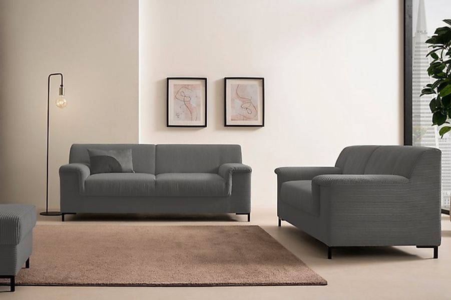 INOSIGN Polstergarnitur »Jamie 2, auch in Cord, Set: bestehend aus 1,5- und günstig online kaufen