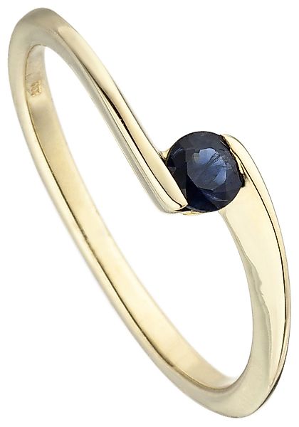 JOBO Goldring Ring mit Safir, 333 günstig online kaufen