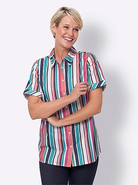 Sieh an! Klassische Bluse Bluse Kurzarm günstig online kaufen
