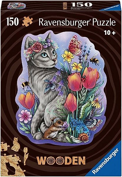Ravensburger Puzzle Frühlingskatze, 150 Puzzleteile, Made in Europe günstig online kaufen
