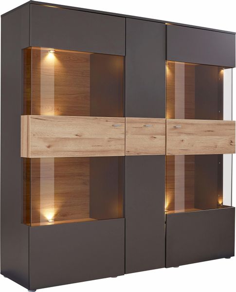 FORTE Vitrine "Como" Breite 152 cm, inkl. Beleuchtung günstig online kaufen