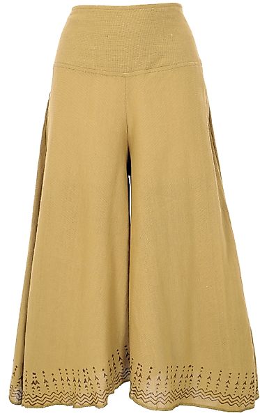 Guru-Shop Relaxhose Palazzohose, 3/4 Hosenrock, bedruckte.. günstig online kaufen