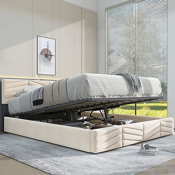 STILVORA Polsterbett Doppelbett 140×200 Jugendbett mit günstig online kaufen
