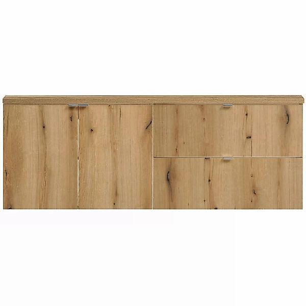 Doppelwaschtisch 160cm, Eiche, NEWPORT-56-OAK günstig online kaufen