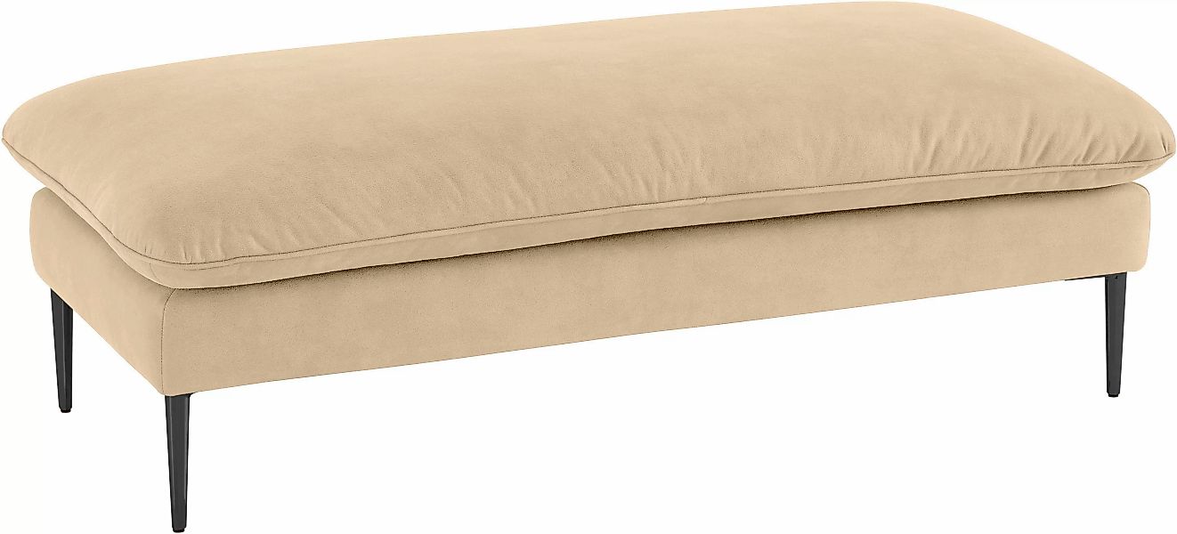 W.SCHILLIG Hocker "enjoy&MORE", Füße schwarz pulverbeschichtet, Breite 151 günstig online kaufen