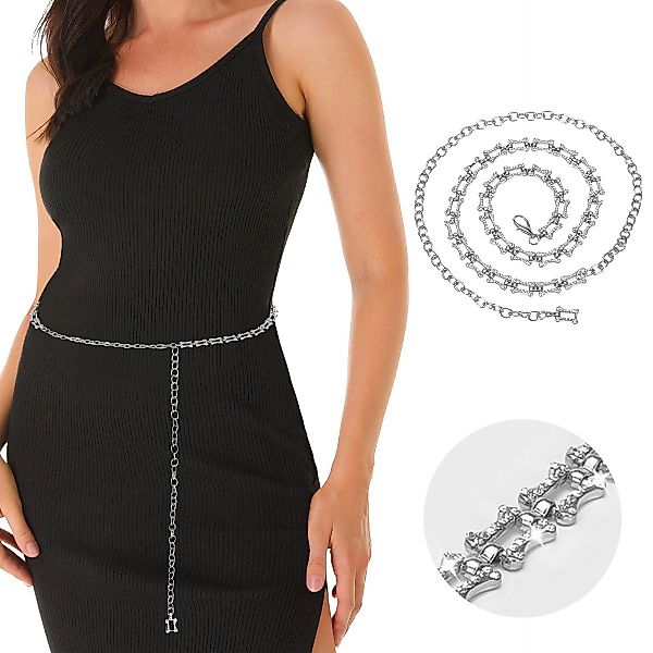 RWEUOQ Kettengürtel Kettengürtel Taillenkette Damengürtel Kleid günstig online kaufen