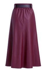 Mississhop Lederimitatrock Damen A-Linien Rock mit günstig online kaufen
