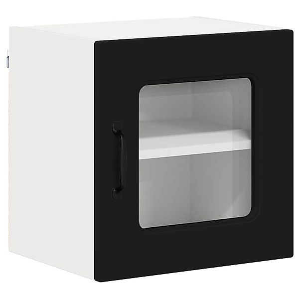 vidaXL Küchenwandschrank mit Tür Schwarz 40 x 31 x 40 cm Holzwerkstoff 8844 günstig online kaufen