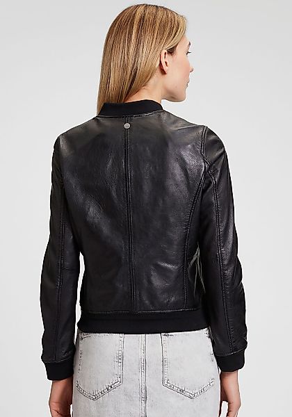 Mauritius Lederjacke MWBjella mit Stehkragen, Reißverschluss, günstig online kaufen