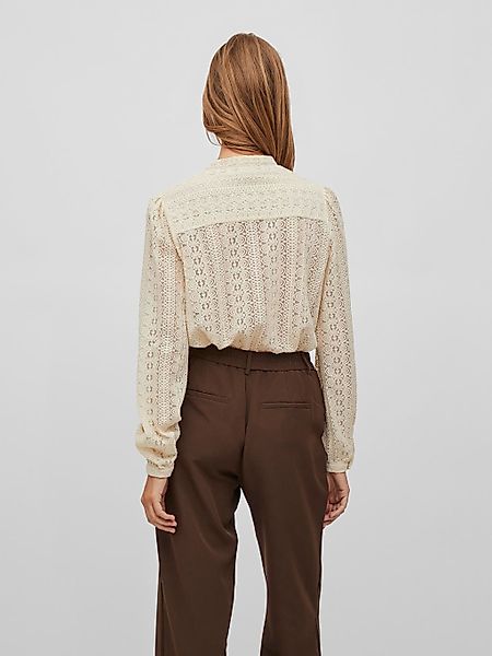 Vila Blusenshirt VICHIKKA LACE L/S SHIRT- günstig online kaufen