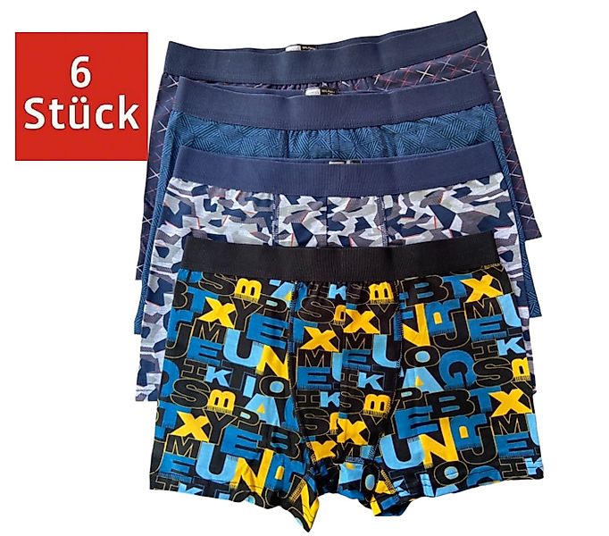 DDOnlineShop Boxershorts Herren Retroshorts Unterhosen (Packung,Spar-Set, 6 günstig online kaufen