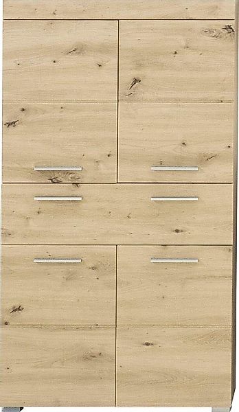 welltime Midischrank "Avena", Standschrank mit 4 Türen, 1 Schublade - (B/T/ günstig online kaufen