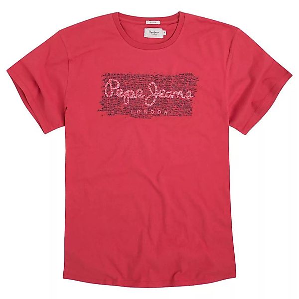 Pepe Jeans Cluster Kurzärmeliges T-shirt S Cardinal Red günstig online kaufen