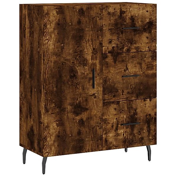 vidaXL Sideboard Räuchereiche 69,5x34x90 cm Holzwerkstoff 827937 günstig online kaufen