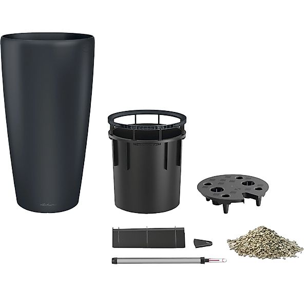 Lechuza® Blumentopf Rondo Premium 32 basaltgrau günstig online kaufen