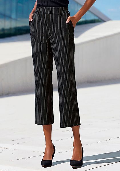 LASCANA Culotte mit Jacquard Strickmuster oder uni schwarz günstig online kaufen