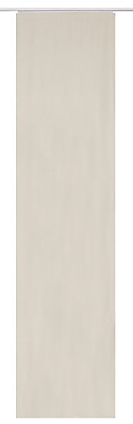 ELBERSDRUCKE Schiebegardine Schiebevorhang Lino beige 245x60cm günstig online kaufen