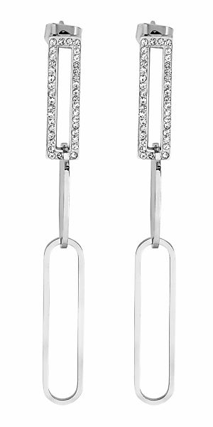 Adelia´s Paar Ohrhänger "Damen Ohrringe – Ohrstecker aus Edelstahl mit Stra günstig online kaufen