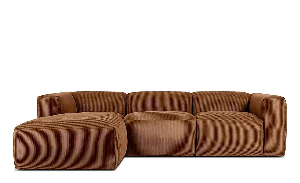 KONSIMO Ecksofa   ¦ orange ¦ Maße (cm): B: 285 H: 73 Polstermöbel > Sofas > günstig online kaufen